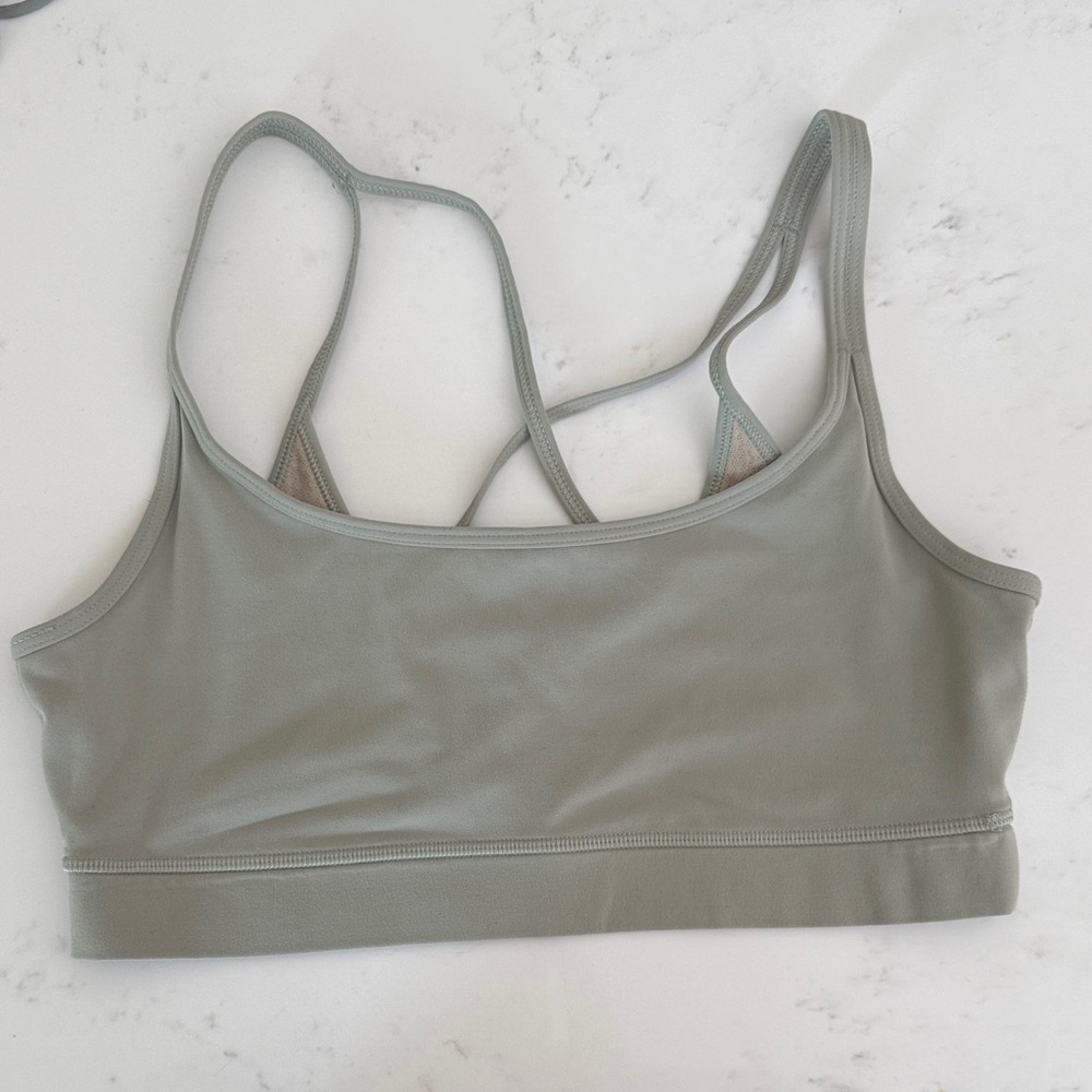 Vuori Sage Green Sports Bra